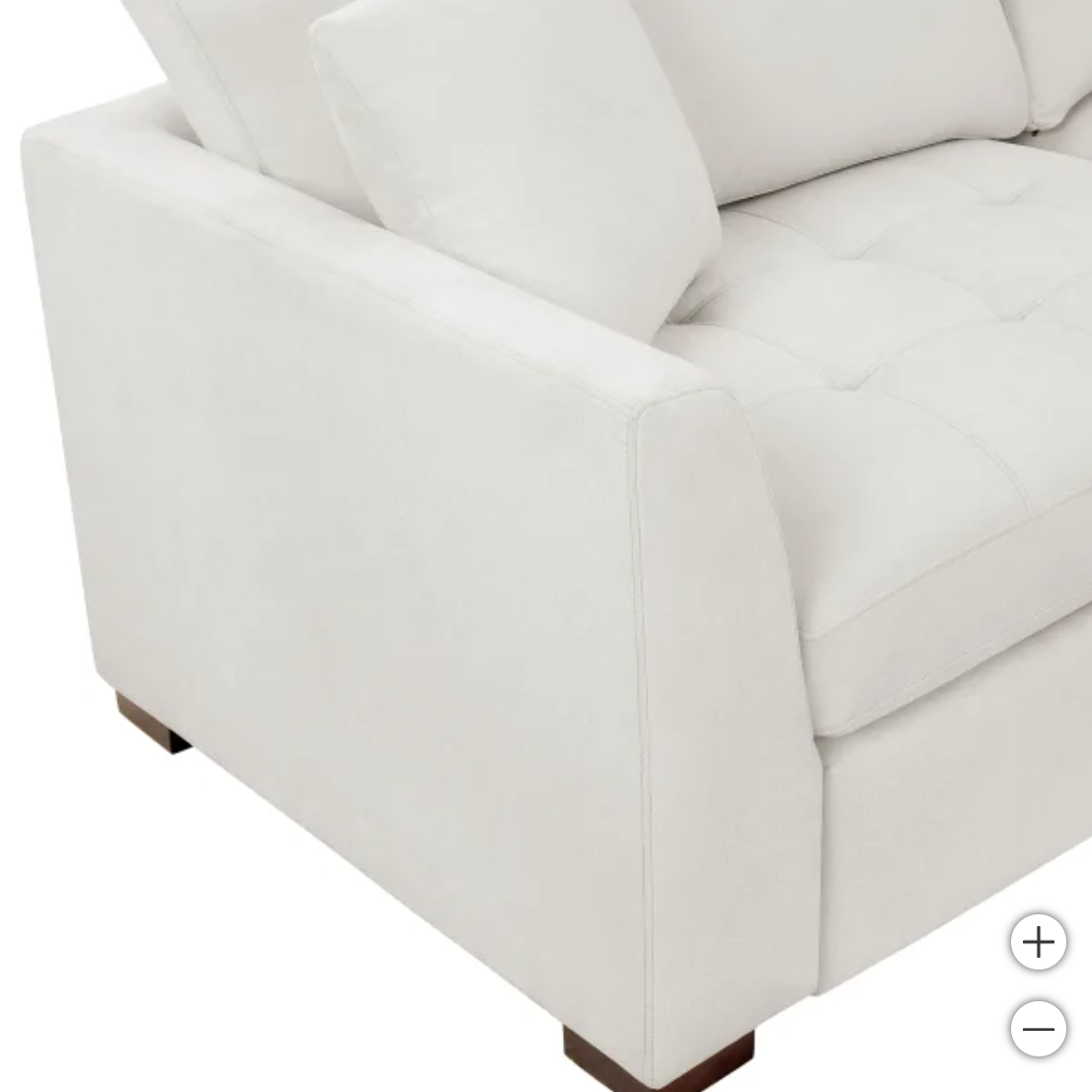 The Cream Right-Facing Reclining Miles
