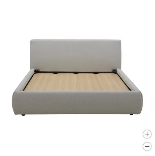 The Grey Flow Queen Bed Frame