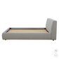 The Grey Flow Queen Bed Frame