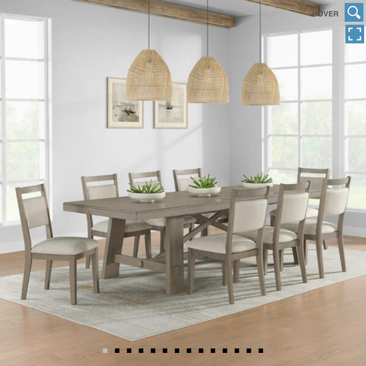 The Greige 9-piece Dining Set