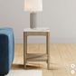 Mindi Stone Top End Table