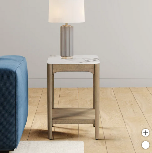 Mindi Stone Top End Table