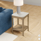 Mindi Stone Top End Table
