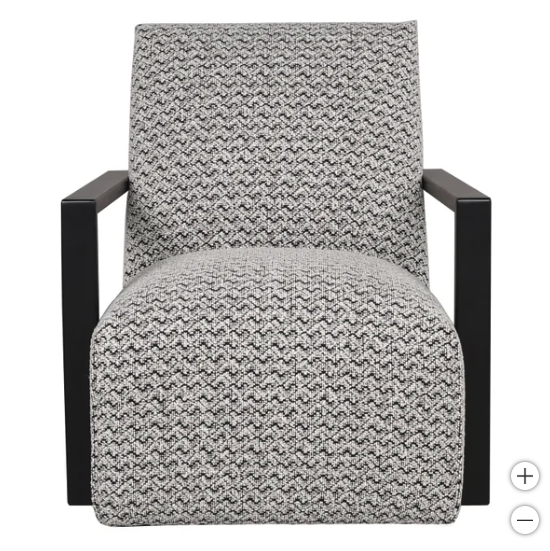 The Black Sierra Swivel Chair
