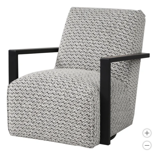The Black Sierra Swivel Chair