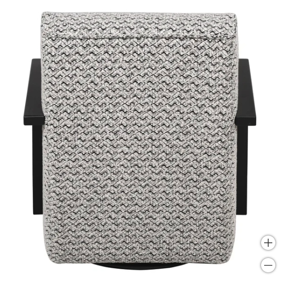 The Black Sierra Swivel Chair