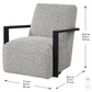 The Black Sierra Swivel Chair