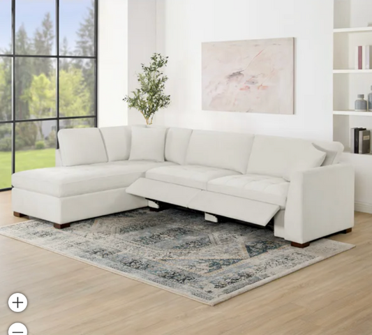 The Cream Left-Facing Reclining Miles