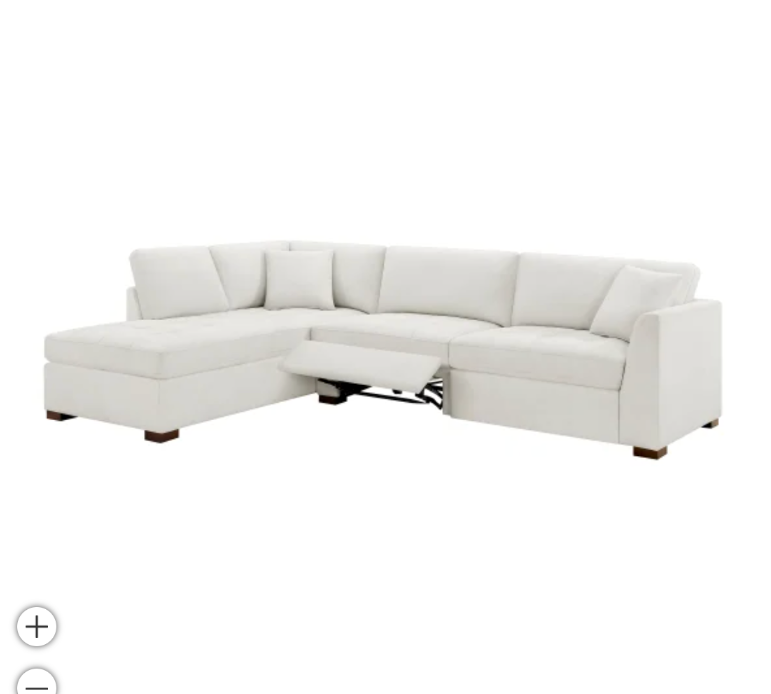 The Cream Left-Facing Reclining Miles