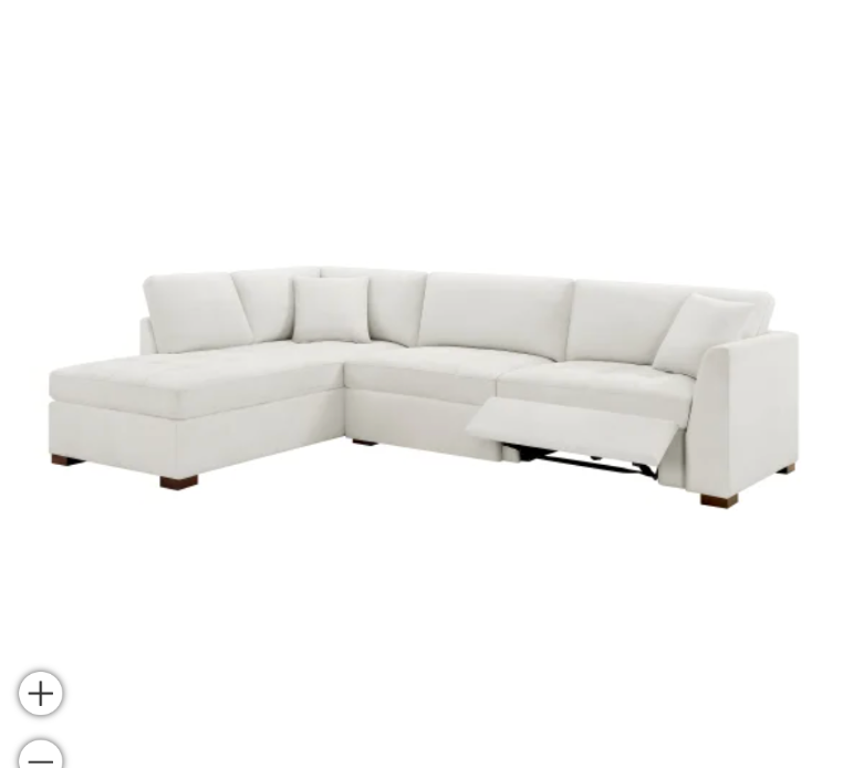 The Cream Left-Facing Reclining Miles