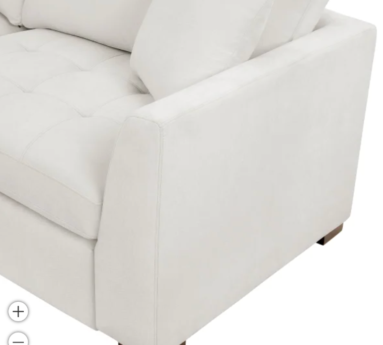 The Cream Left-Facing Reclining Miles