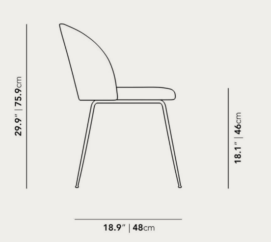 The Iris Dinning Chair - Solstice