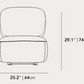 The Toro Lounge Chair - Peral