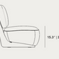 The Toro Lounge Chair - Peral