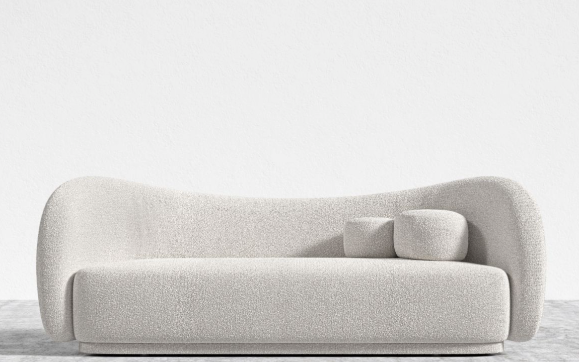 The Diane Sofa - Pearl