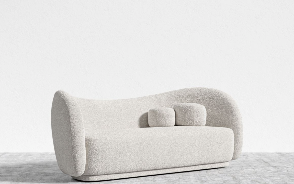 The Diane Sofa - Pearl