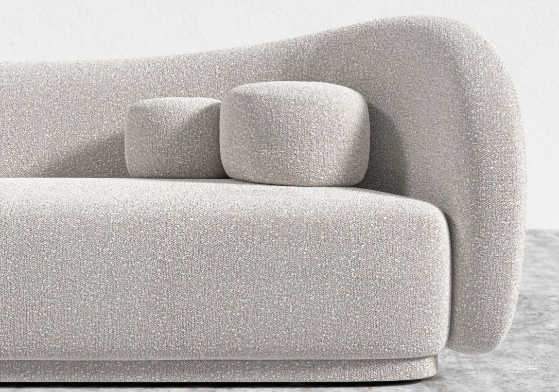 The Diane Sofa - Pearl