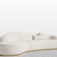The Reya Curved Sectional - Pearl