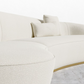 The Reya Curved Sectional - Pearl