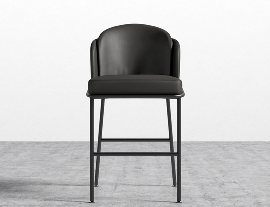 The Angelo Counter Stool - Black