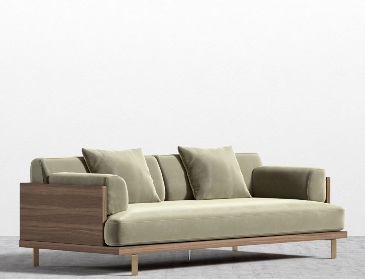 The Maria Sofa - Olive Green