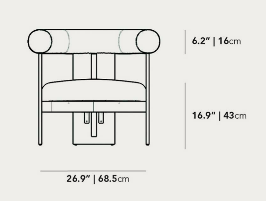 The Tola Lounge Chair - Sage