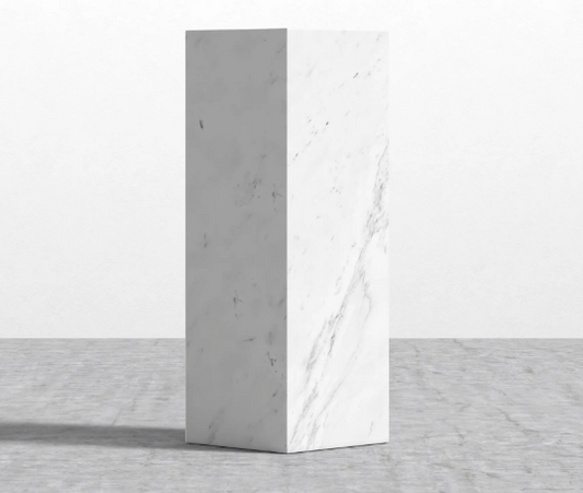 The Liza Pedestal - Marble