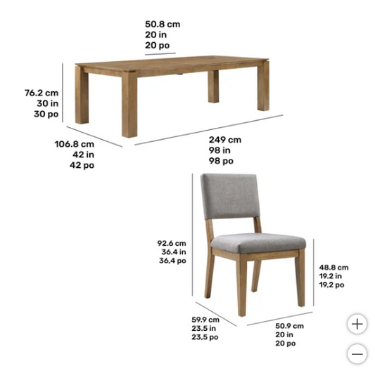 The Selby 9-piece Dining Room Set