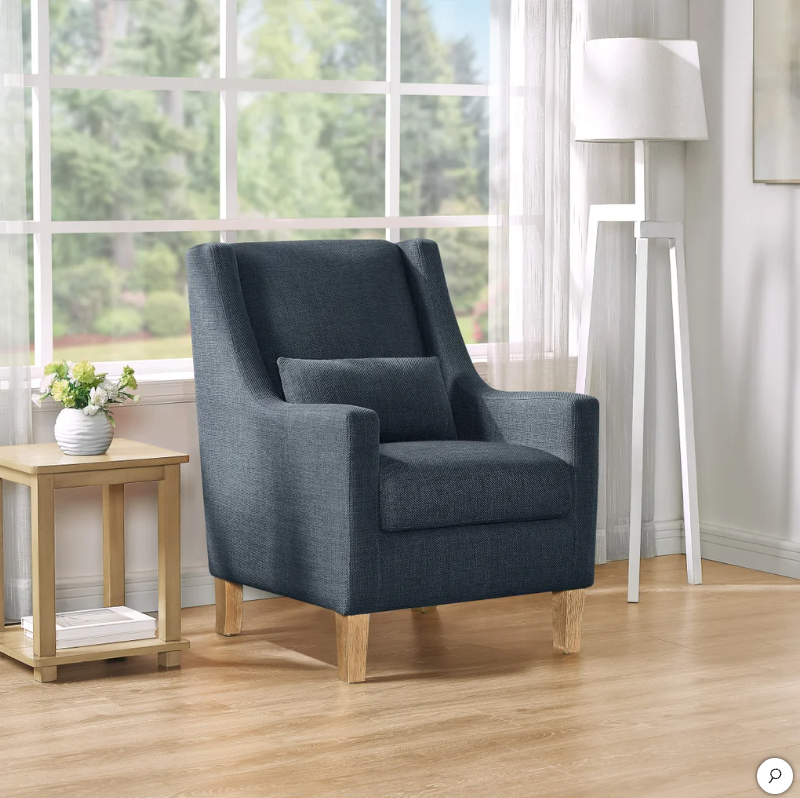 The Blue Gilda Accent Chair