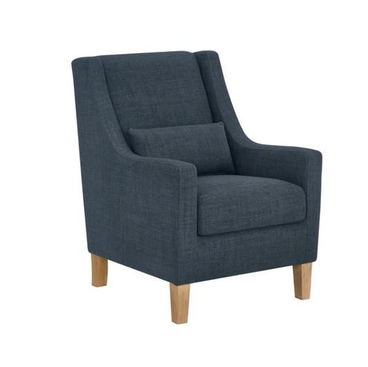 The Blue Gilda Accent Chair