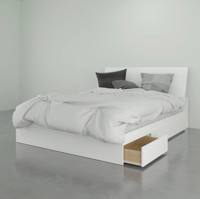 The Nexera Modern Queen Storage Bed Frame