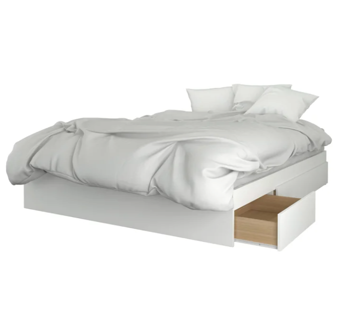 The Nexera Modern Queen Storage Bed Frame