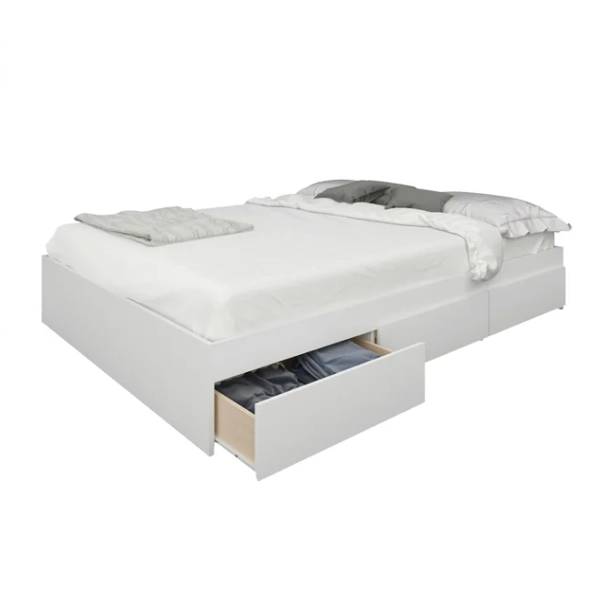 The Nexera Modern Double Storage Bed Frame
