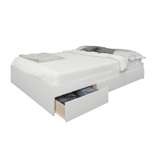 The Nexera Modern Double Storage Bed Frame