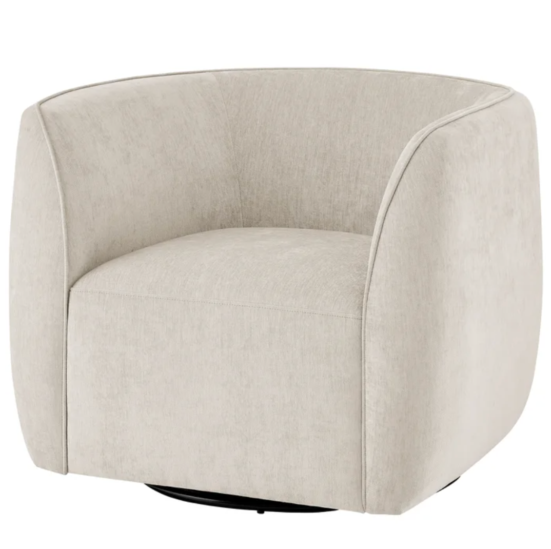 The Elle Fabric Swivel Chair