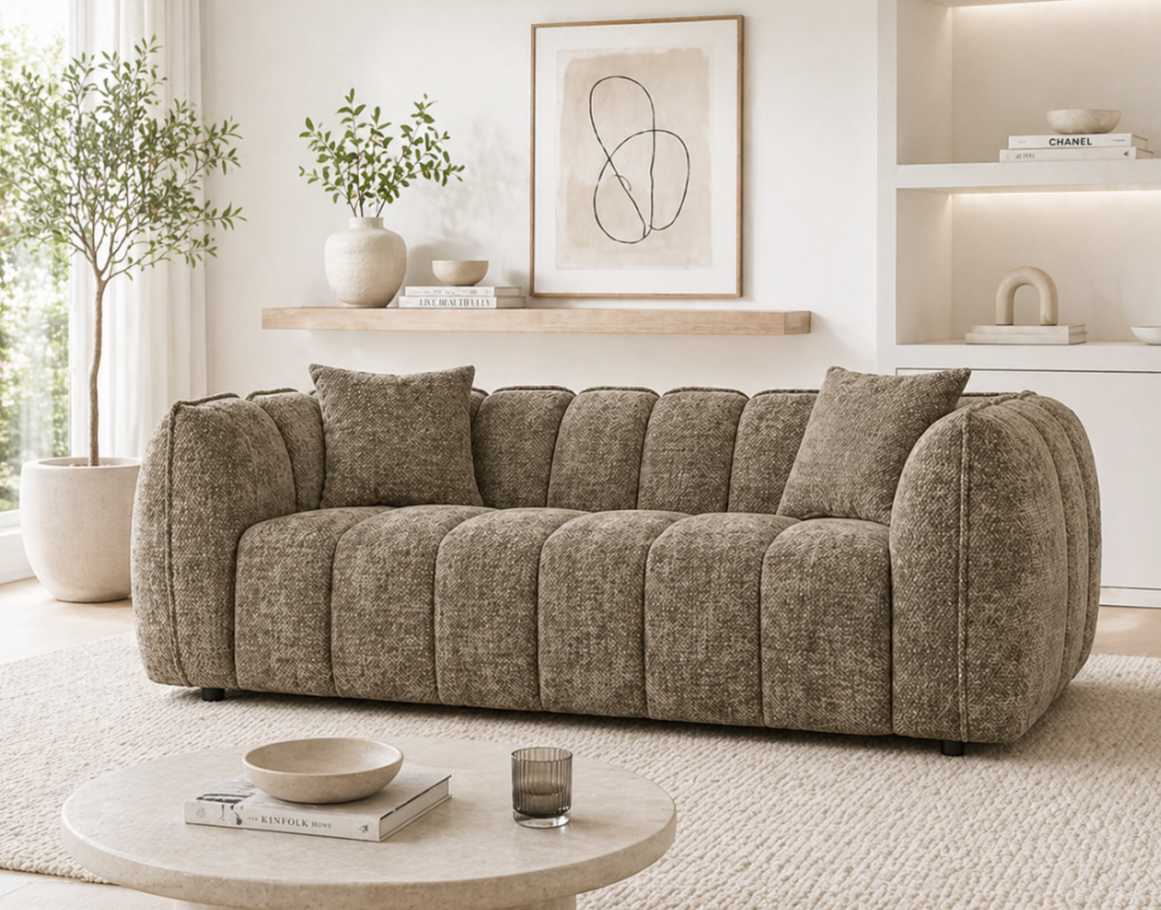 The Taupe Page Sofa