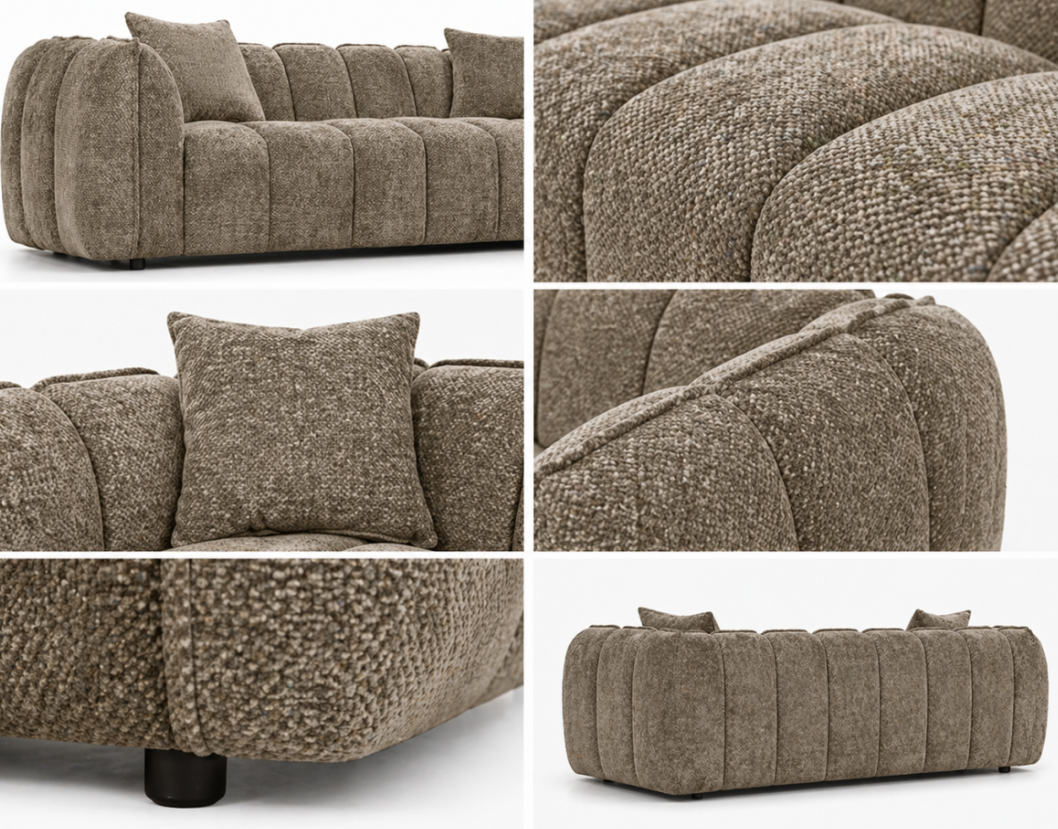 The Taupe Page Sofa