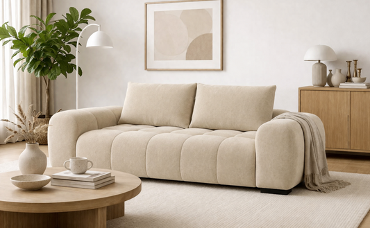 The Beige Ron Sofa