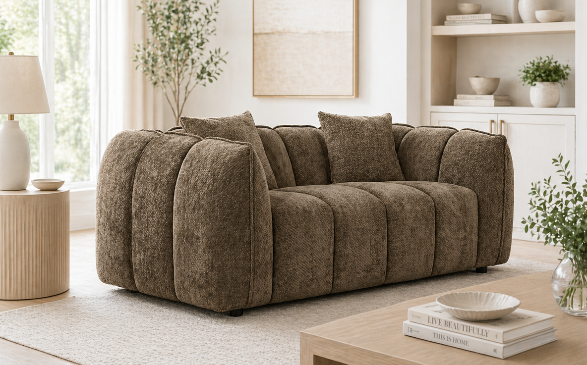 The Taupe Page Loveseat