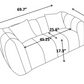The Taupe Page Loveseat