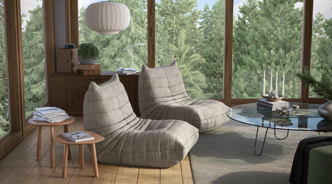 The Logo Chair - Beige