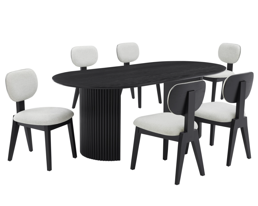 The Malk 7-Piece Dinning Set