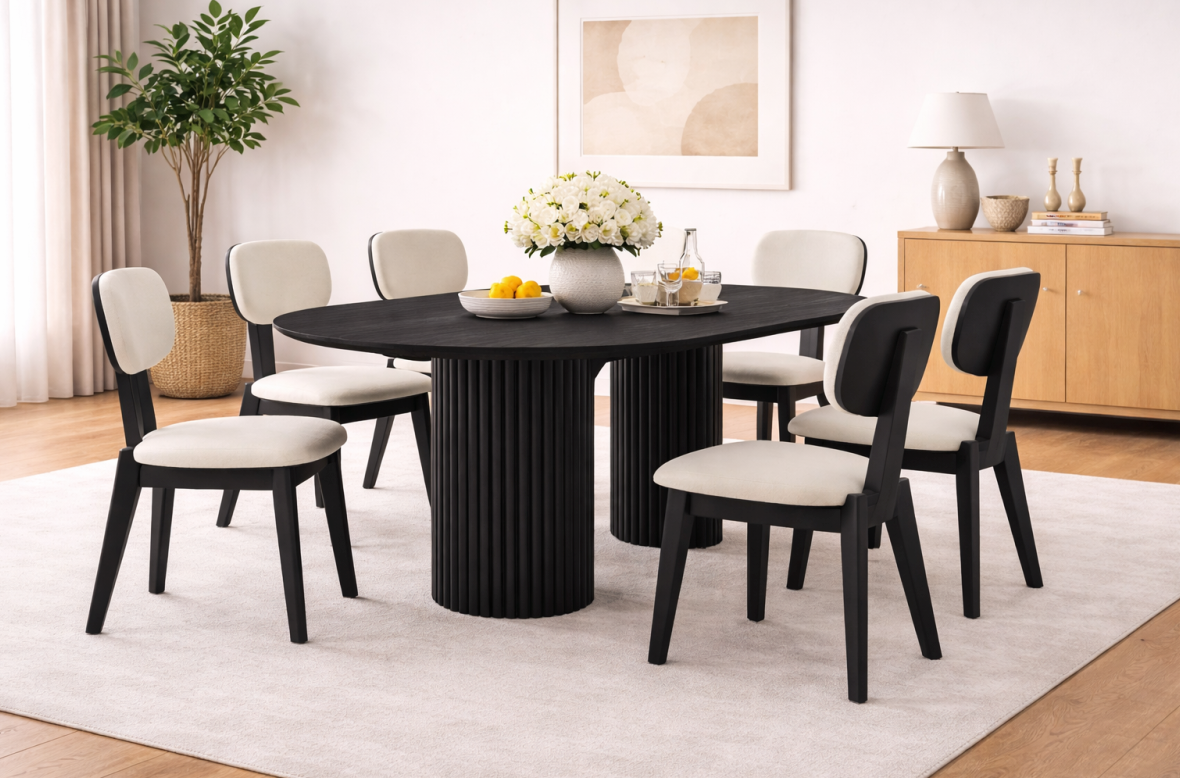 The Malk 7-Piece Dinning Set
