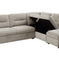 The Beige Town Sofa Bed - RHF