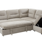 The Beige Town Sofa Bed - RHF