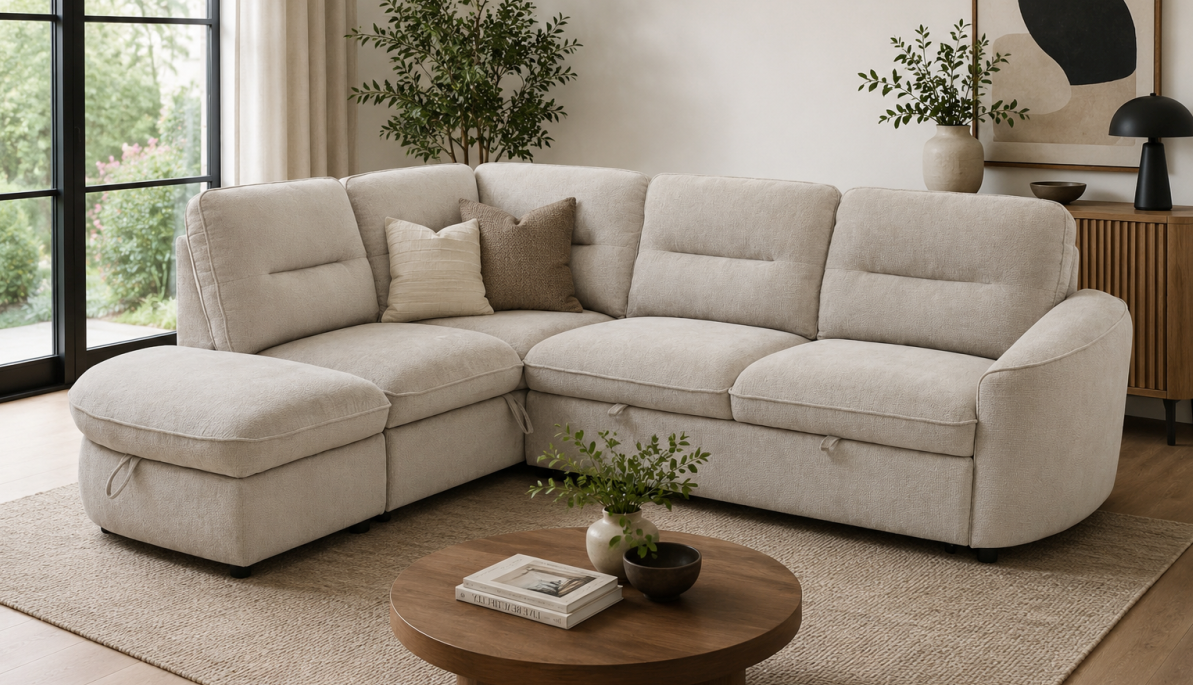 The Beige Town Sofa Bed