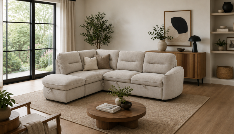 The Beige Town Sofa Bed