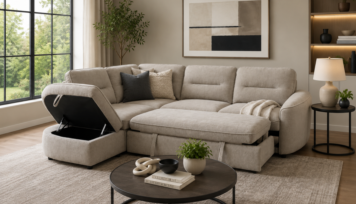 The Beige Town Sofa Bed