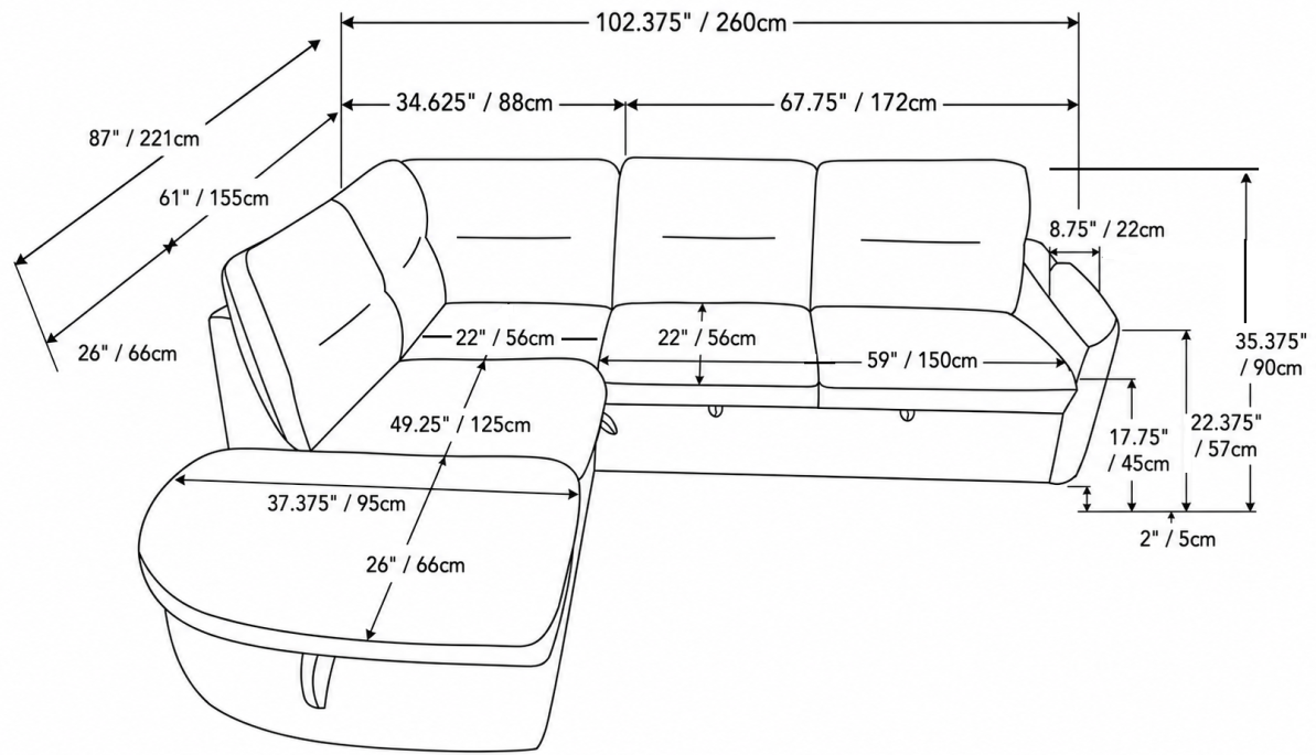 The Beige Town Sofa Bed