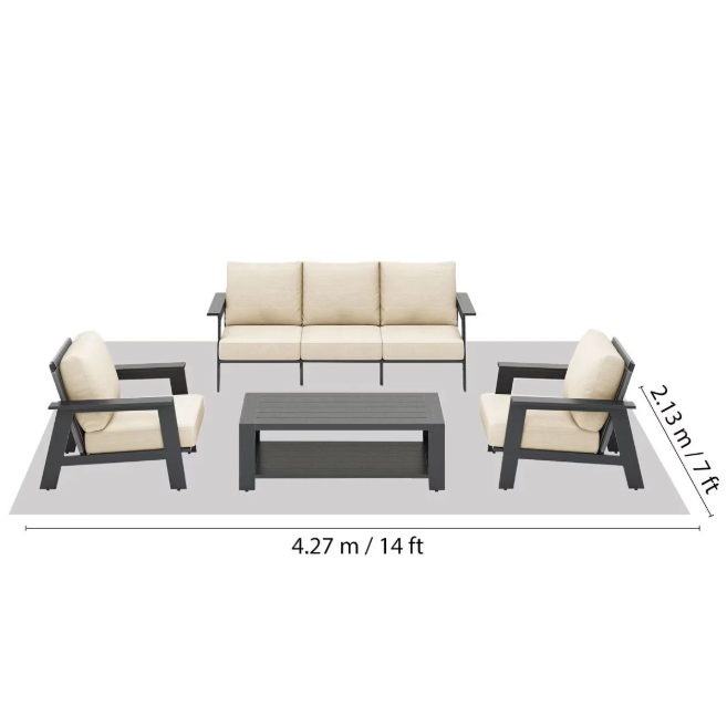 The Brentley 4-Piece Patio